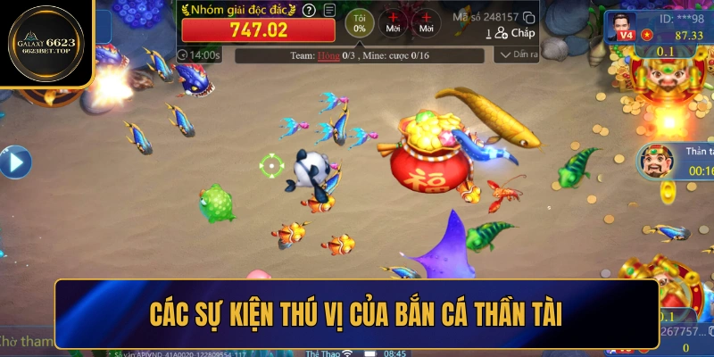 Các sự kiện độc đáo mở ra kho báu tiền thưởng