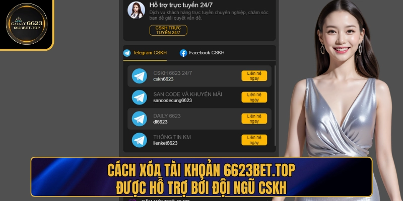 Cách xóa tài khoản 6623 cụ thể cho người chơi