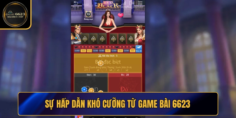 Mê đắm trong thế giới game bài đặc sắc tại 6623